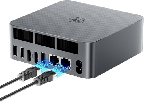Beelink EQi12 Mini PC Windows 11 Pro, Intel Corer i5-1235U Processor (10C/12T, fino a 4.4GHz), Mini Computer 32GB DDR4 1TB M.2 PCIe4.0 SSD, 4K Dual Display/HDMI/LAN 1000M/WiFi 6//BT5.2/WOL
