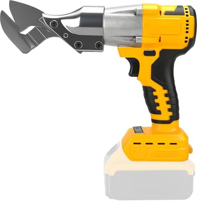Cizalla de chapa inalámbrica compatible con Dewalt 18V, 20V batería