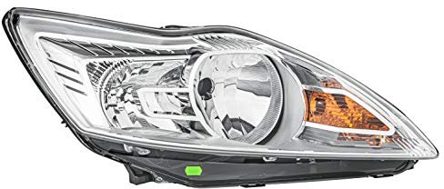 HELLA 1EE 354 257-021 Scheinwerfer - Ford Focus II (DA_, HCP, DP) - chrom - für Rechtsverkehr - rechts