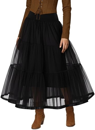 GRACE KARIN Plus Size 1920's Lingerie Slips Ankle Length for Wedding (2X,Black)