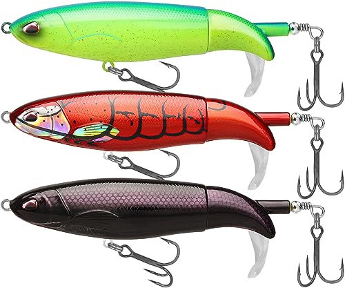 TRUSCEND Angelköder Kunstköder Fische Topwater Köder Angeln Set Hecht Zander Forellen Köder Swimbait Wobbler Langsam Sinkend Süßwasser Salzwasser Angelset Angeln Geschenk