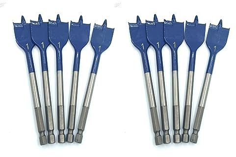 TJPoto 10pack Replacement Part New # DSB1013B 1 x 6 Spade Bit Bulk for Bosch