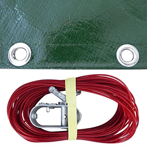 Winterabdeckplane 180 Gr./m², Oval 6,10 x 3,75m