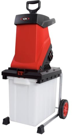 RACING Broyeur De Branches Électrique 2500 W Silencieux, Coupe par Lame, Bac 50 L, Débit Élevé, Transport Facile sur Roues, Branches Jusqu'à 40 mm – RAC2500ESH-3