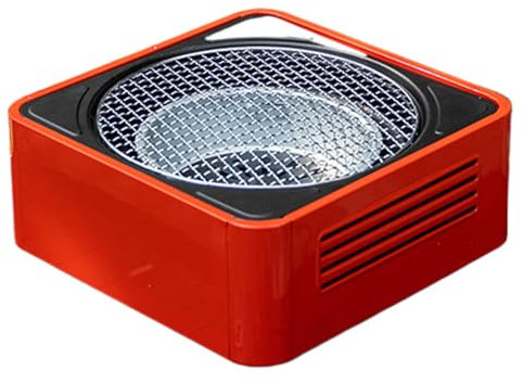 Barbecue au charbon de bois – Barbecue fumoir de table, barbecue portable | Barbecue à flux d'air robuste et réglable en acier, facile à nettoyer avec haute puissance de chaleur, solution de barbecue