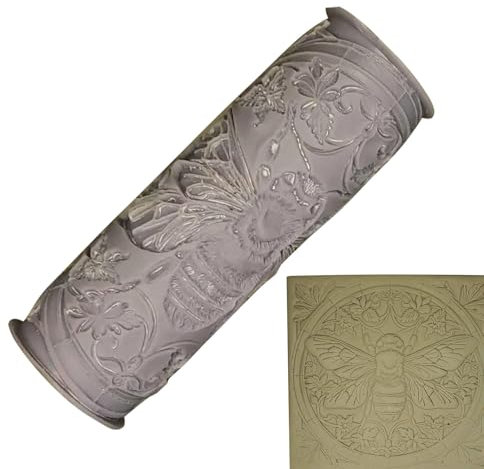 Ancsttu Ton Texturwalze, Modelliermuster Roller Werkzeuge Töpfereimuster Roller Töpfer Werkzeuge Für Kunsthandwerk Handgefertigt