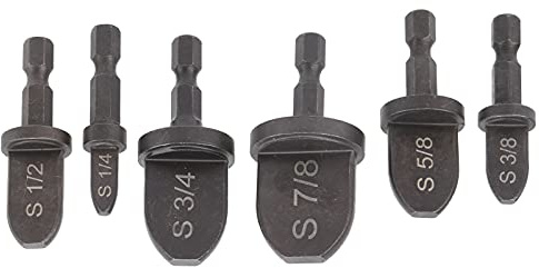 Juego de 6 Expansores de Tubos de Cobre para Aire Acondicionado con Mango Hexagonal, Herramienta Manual de Expansión para Instalación y Reparación
