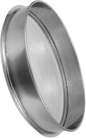 SUPVOX Setaccio per Terreno in Acciaio Inox Argento a Maglia Ampia per Giardinaggio, Strumento Conveniente per Separare Detriti e Pietre nel Compost