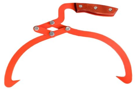 Pinze per tronchi resistenti, in acciaio, 50,8 cm, gancio manuale a 2 ganasce con impugnatura antiscivolo, per sollevare, trainare, spostare tronchi, silvicoltura, lavori in cortile, ATV e