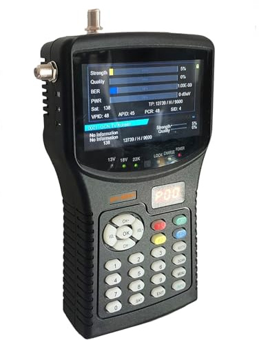 DVB-S2 DVB-T2 DVB-C Buscador De Satélite Medidor HD Receptor TV por Análisis Espectro AnáLisis RáPido