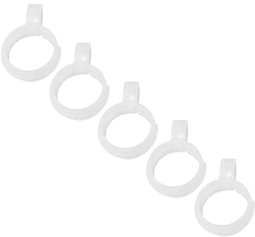 ifundom Clip per Rotolo per Cucito Fissaggio 5 Punto Croce in Plastica Bianca Accessori Essenziali per e Ricamo