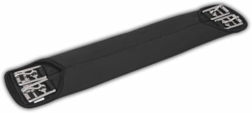 Amesbichler AMKA Neopren-Sattelgurt, Kurzgurt für Dressur, schwarz