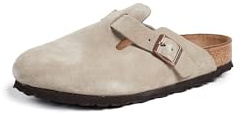 Birkenstock Boston Clog,Taupe Suede,39 N EU