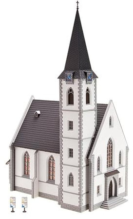 FALLER FA130490 - Kleinstadtkirche, Weiß