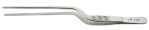 ARCOS Pinze per Impiattare in Acciaio Inossidabile 200 mm – Utensile da Cucina Professionale per Presentazione di Piatti – Colore Argento