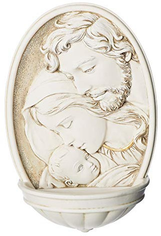 Joseph's Studio Christmas Nativity Scene Holy Family Water Font, 8 Inch