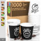 1000 Bicchierini in Carta per caffè 65ml DownupCUP - Bicchieri Ecologici Biodegradabili Monouso Piccoli Asporto Bevande Calde
