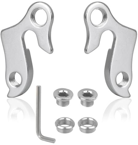 DesertBoy 2 Stück Aluminiumlegierungs Schaltauge mit Innensechskant und Befestigungsschrauben,Fahrräder Schaltauge für Mountainbikes und Fahrräde