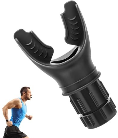 ChAusa Atemtrainer für die Lunge Eisen Lungentrainer Atemtrainingsgerät für die Lungenkapazität Sport Atemtrainer,Atemübungstrainer mit Einstellbaren Widerständen zur Steigerung der Atemausdauer