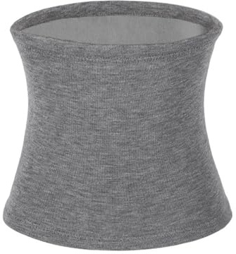 AIDIER Unisex Thermal Plush Lumbar Warmer Soft Elastic Knit Lower Back Support Brace Thicken Abdominal Binder Kidney Warmer Waist Belt Stomach Tummy Trimmer Band Belly Warmer for Women Men Elder