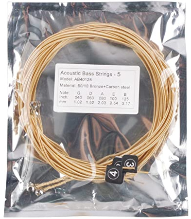 HEMOTON Corde per Basso Acustico Comode e Resistenti Accessorio per Basso Tensione Standard Armonia tra Volume e Sensazione di Gioco