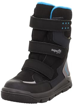 Superfit Mars Warm Gefütterte Gore-Tex, Stivali da Neve, Nero Turchese 0010, 36 EU