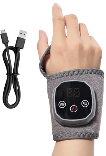 Massageur de Pieds,4 Niveaux de Chaleur Massageur de Jambes Portable - Enveloppe Chauffante Sans Fil Pour Cheville Mollet Genou,Relaxation Détente Pour Soins Personnels