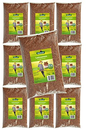 Dehner Vogel- und Nagerfutter, Leinsamen, 10 x 1 kg (10 kg)