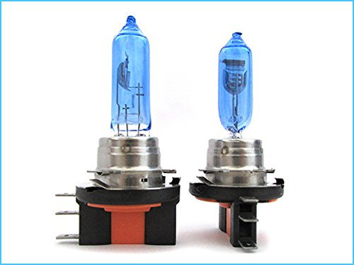 CARALL 2 Stück Halogenlampen 12V Weiß mit Xenon-Effekt (H15 12V 55/15W PGJ23t-1)