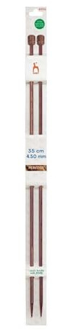 Pony Perfect Aghi da Maglia in Legno 35 cm 4,50 mm