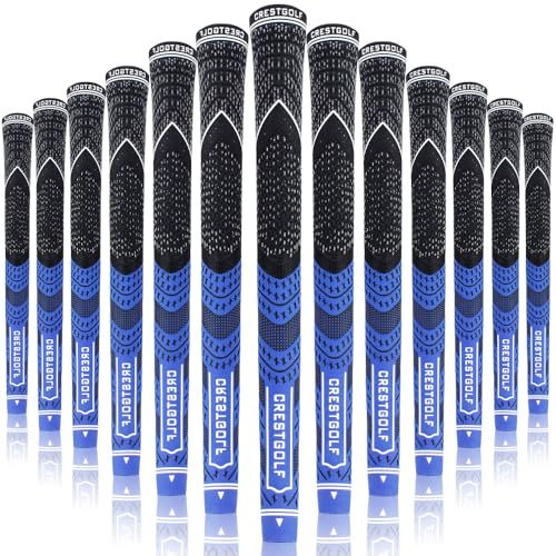 KOFULL golf grepp Standard eller medelstorlek golfgrepp kolgarn rep golf skog järn grepp golfklubbor paket med 13