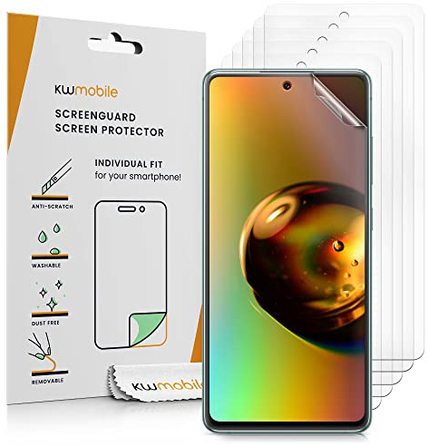 kwmobile skärmskydd kompatibla med Samsung Galaxy S20 FE skärmskydd – 6 x ultraklart genomskinliga telefonfilmer