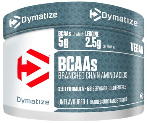 Dymatize BCAA Powder 300g - Essential Amino Acids - Leucine, Isoleucine, Valine