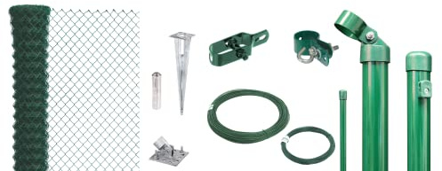 Alberts 632410 - Set completo di recinzioni, colore: Verde