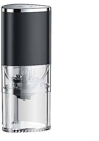 URPIZY Elektrische Kaffeemühle, Tragbare Kaffeemühle, USB Wiederaufladbare Mini Kaffeemühle, Kaffeemühle für Espresso, Pour Over, Perkolator (Schwarz)