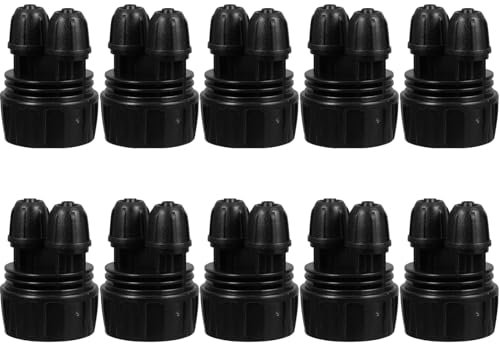 OFFSCH 10piezas Conectores De Tubería De Riego Adaptador De Manguera Accesorios De Riego Automático Duradero para Jardines