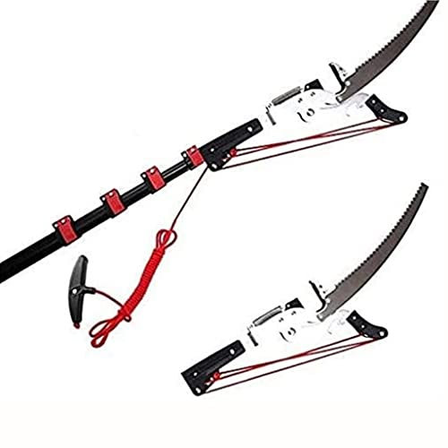 JXYQ Telescopic Pole Saw Extendable Tree Pruner, Gardening Tool Tree Pole Pruner Lopper for Pruning and Trimming Branches and Leaves 5.4m/18ft