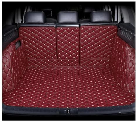 WEIFANAA Vasca Baule Auto per Maserati per Grecale 2022 2023 Copertura Completa Automatica Bagagliaio Copertura Bagagliaio Rivestimento Vano Carico Auto Tappetino Bagagliaio(Wine Red)