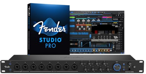 Fender Quantum LT 16 | 16-in 8-out USB-C Audio Interface for Music Production, Eight MAX-HD Mic Preamps, 14 Line Inputs, Low-Latency Drivers, Loopback, Balanced Outputs, Headphone Amp, Mac & PC