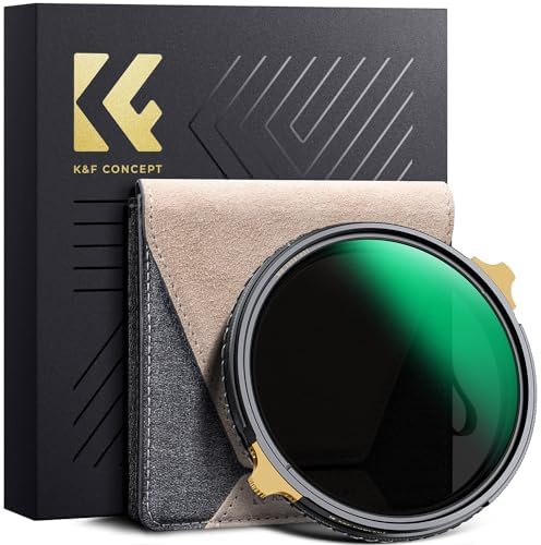 K&F Concept ND2-32 & CPL-filter 82 mm 2-i-1 multifunktionellt variabelt ND-filter och polfilter (Nano-X PRO)