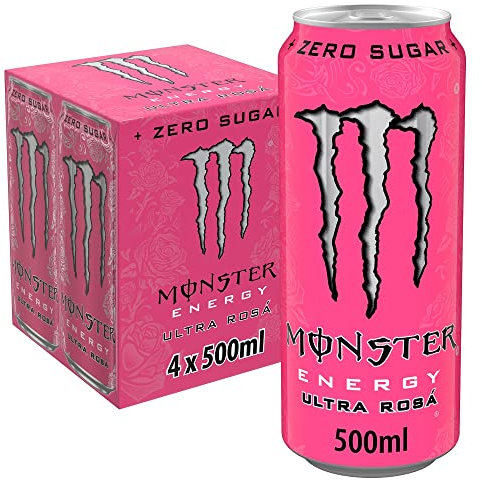 Monster Energy Ultra Rosa, 4 x 500 ml
