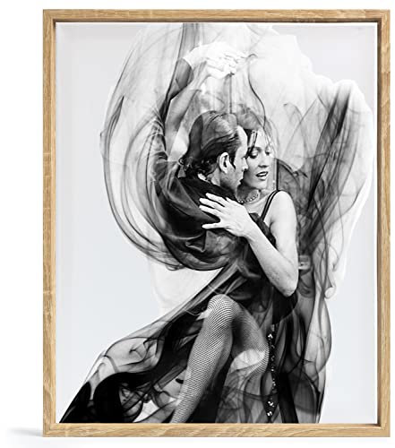 Bilderrahmen Leerrahmen für Leinwand Bilder auf Keilrahmen | Format 50x70 cm in Sonoma Holz Optik