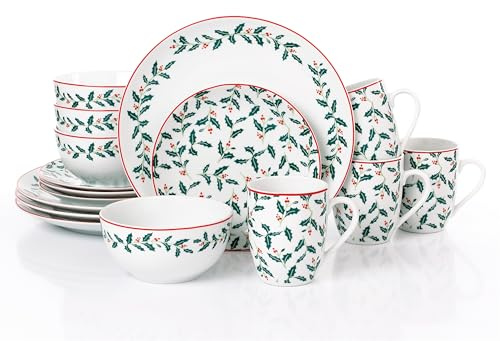 Kombiservice HOLLY DAY 16teilig für 4 Personen Weihnachtsgeschirr Porzellan