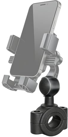 Adattatore per Attacco a,Morsetto Regolabile ad Angolo con Grip Anti-Sdrucciolo | Alluminio Leggero Supporto Treppiedi 2.5 Cm | per Film Illuminazione Fotografia Live Streaming Video Interni