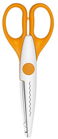 Wedo 771902 Creative Dents Ciseaux 16 Cm/Poignée Jaune