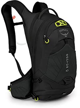 Osprey Raptor 10L Men's Biking Backpack with Hydraulics Reservoir, Black