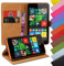 Eximmobile - Book Case Handyhülle für Nokia 6.1 mit Kartenfächer in Rot | Schutzhülle aus Kunstleder | Handytasche als Flip Case Cover | Handy Tasche | Etui Hülle Kunstledertasche