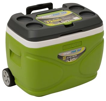 Vango Pinnacle Cool Box Cooler Ice Box | Highly Insulated, Portable, Leakproof, Durable, Ice Rentention, Food Safe - Camping, Fishing, Beach, Festival, Picnic (30L Wheelie)