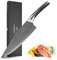 NANFANG BROTHERS Cuchillo De Chef 8 De Acero Damasco VG10 Con 67 Capas. Hoja Ultra Afilada, Mango Deluxe Resistente A Manchas Y Corrosión. Incluye Una Magnífica Caja De Regalo