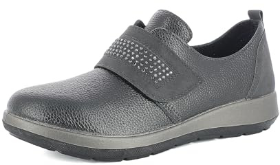 inblu PANTOSCARPE SNEAKERS CHIUSURA A STRAPPO Nero